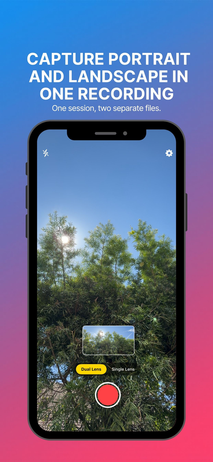 DualShot Recorder screenshot 1