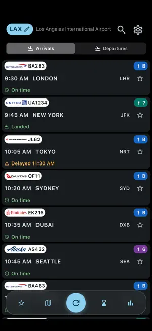 Los Angeles Airport Flights screenshot 1