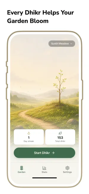 Zikirly: Dhikr Garden screenshot 1