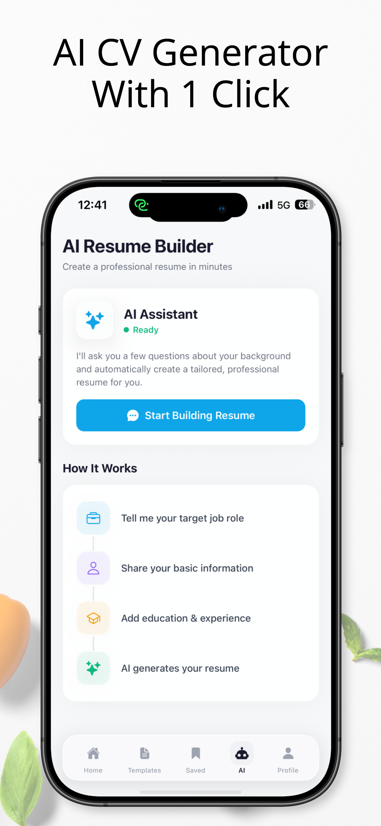 AI CV: Builder & Writer screenshot 4