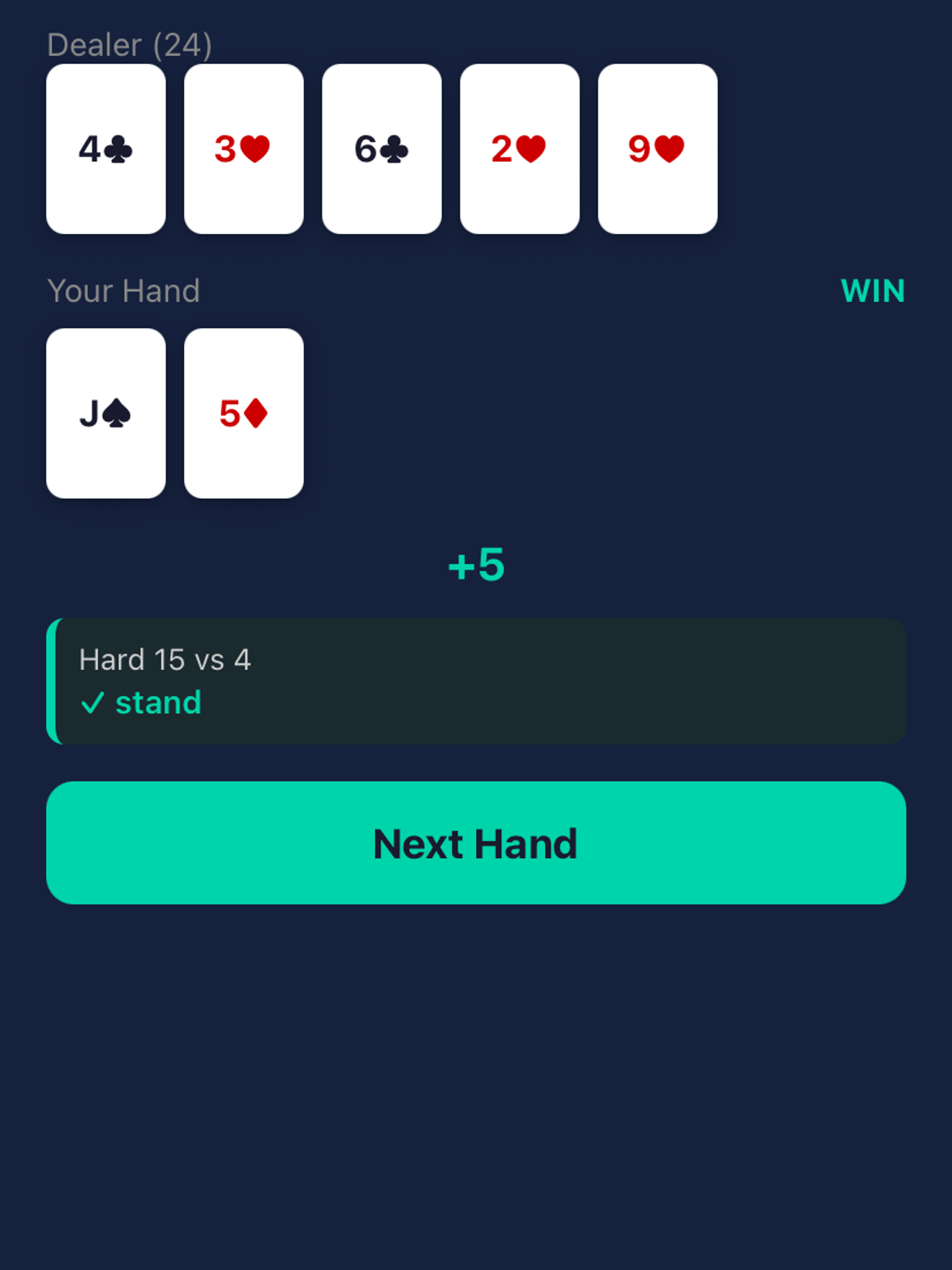 Blackjack Sharp Trainer screenshot 20