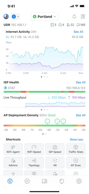 UniFi iPhone screenshot 1