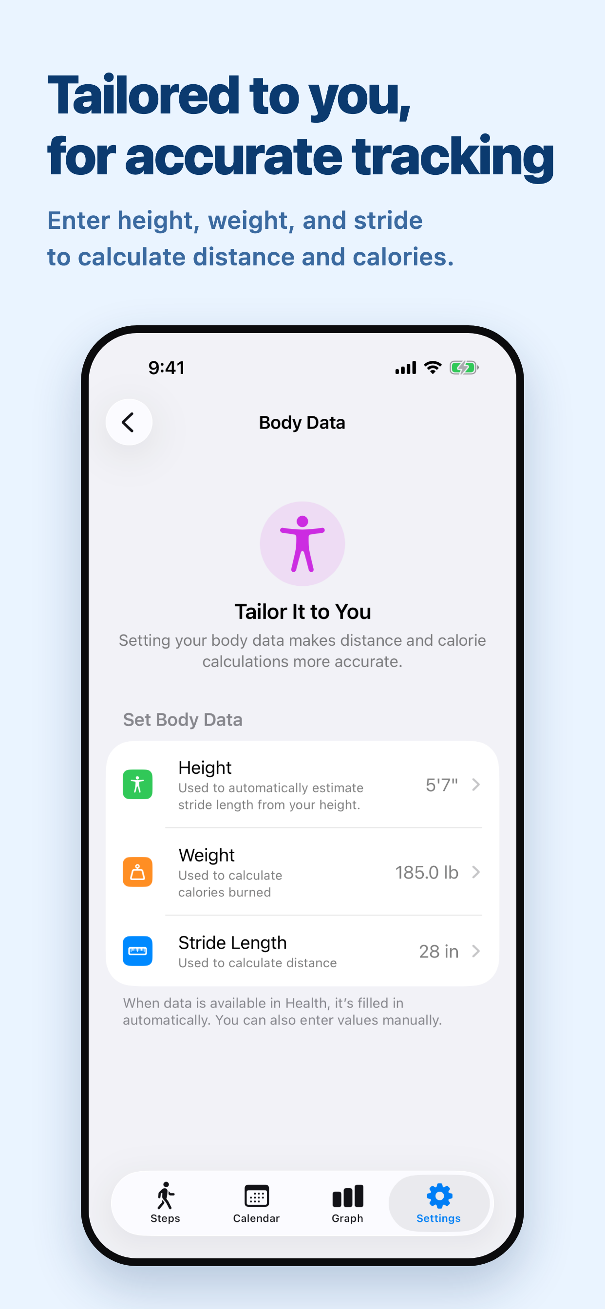 Pedometer BeStep - Walking App screenshot 5