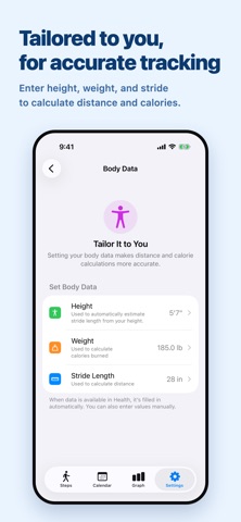 Pedometer BeStep - Walking App Screenshot 5 of 10