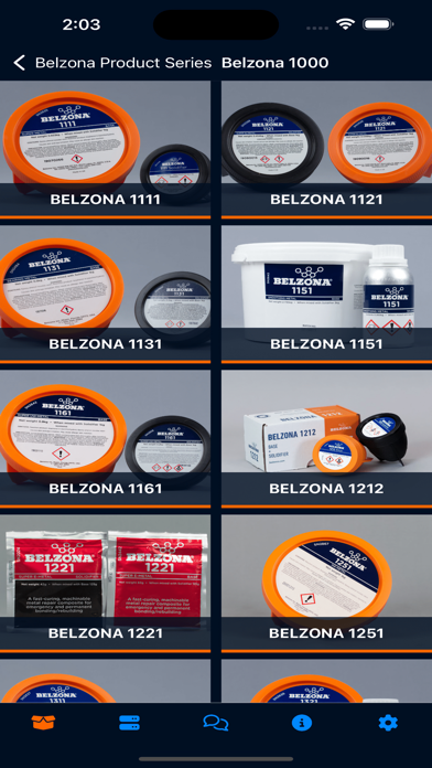 Belzona Screenshot