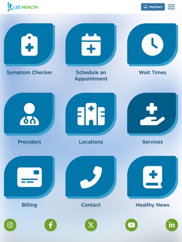 Lee Health Connect iPad screenshot