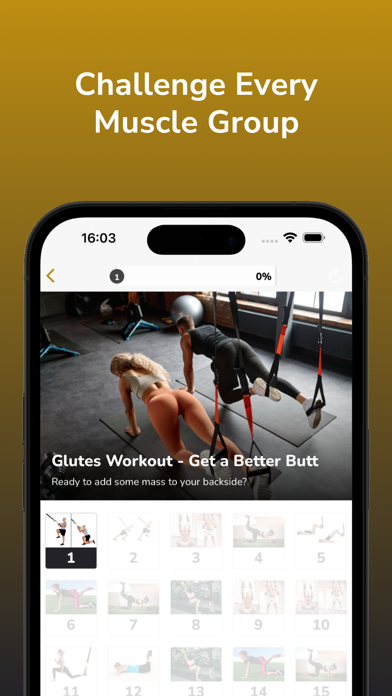 Suspension Training Exercises Screenshot