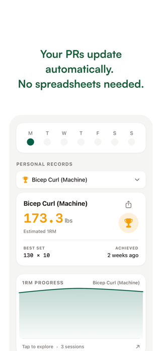 The Log - Workout Tracker Screenshot 5 of 5