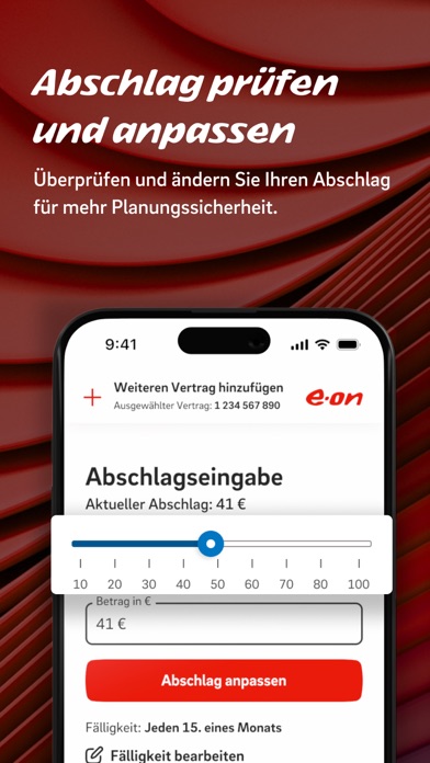 Mein E.ON iPhone screenshot 4 - Utilities app