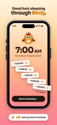 Birdy: Wake Up Alarm Clock Screenshot 1 of 6