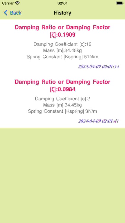 DampingFactorCalc screenshot-5