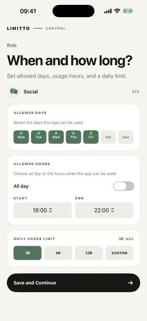 Limitto: Screen Time Blocker screenshot 2