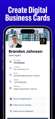 Business Card AI - Digital ID screenshot