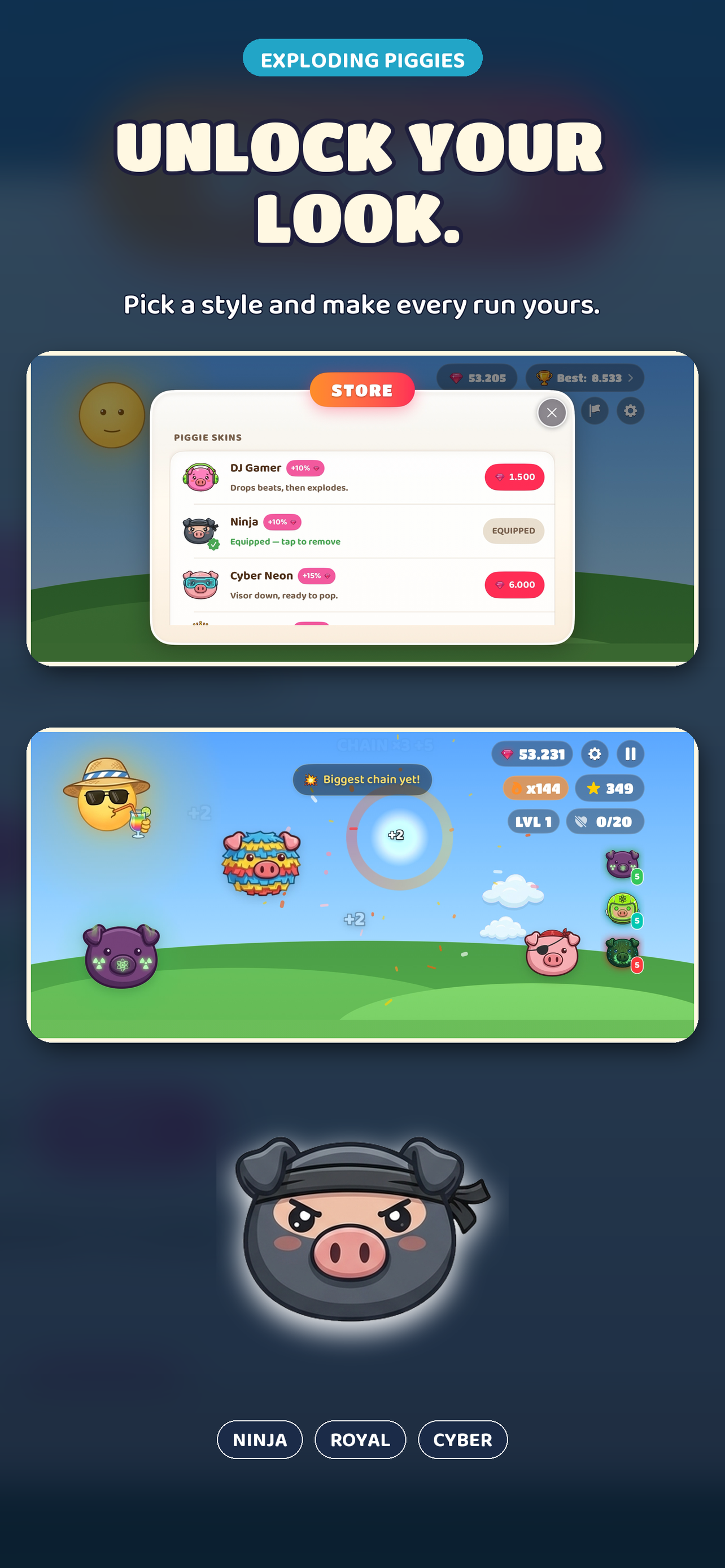 Exploding Piggies screenshot 6