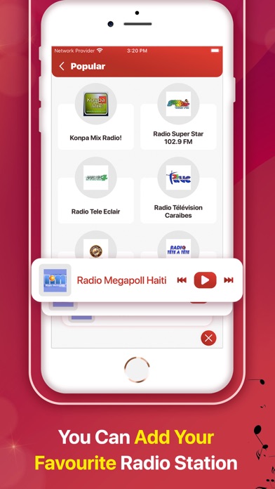 Haiti Radio Stations Live iPhone screenshot 3 - Music app