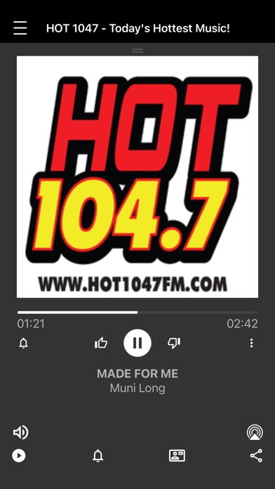 Hot 104.7 Screenshot 1 - AppWisp.com Hot 104.7 Screenshot 1 - AppWisp.com
