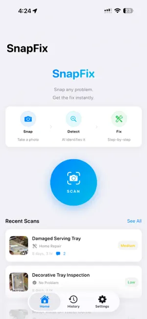 SnapFix - AI Home Repair Help screenshot 1