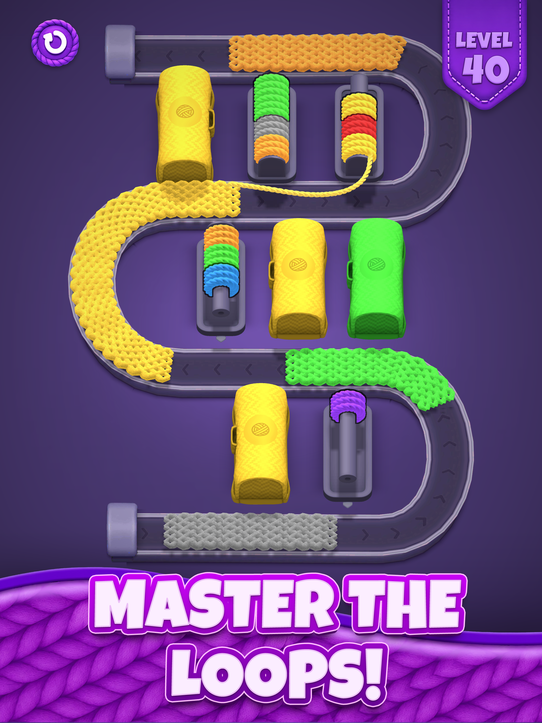 Yarn Spin! Loop Puzzle