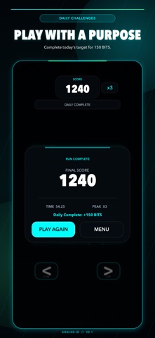 Angled.io: Neon Reflex Arcade Screenshot 4 of 6