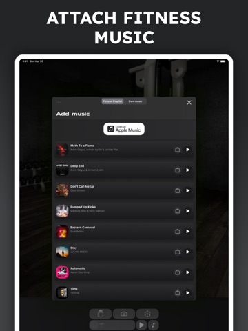 Bodyweight Workouts at HomeGym iPad screenshot