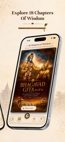 GitaVerse : The Bhagavad Gita iPhone screenshot