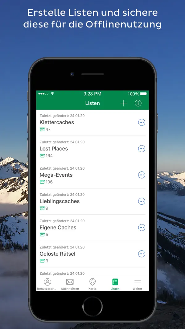 Geocaching® iPhone App Screenshot 4 – Navigation