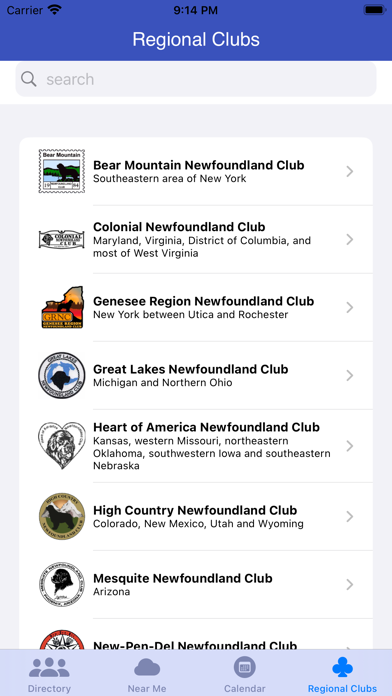 Newfoundland Club of America Screenshot