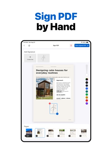 Merge PDF Combiner & Splitter iPad screenshot