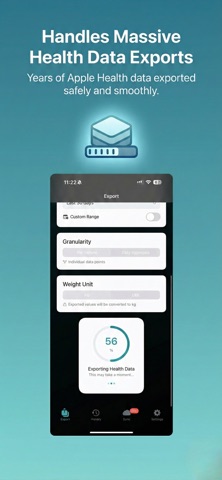 Health Data AI Analyzer iPhone screenshot
