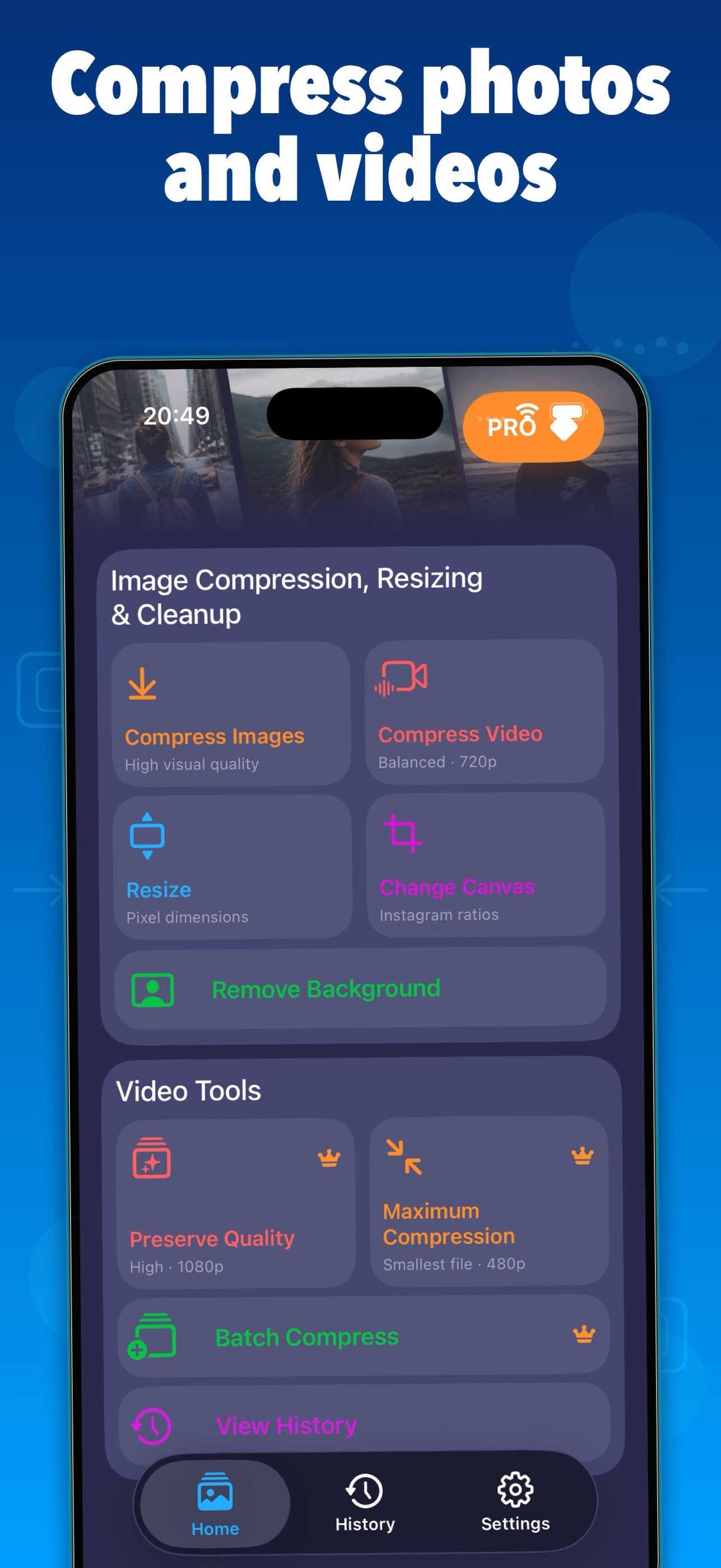 Screenshot 2 of Photo & Video Resizer