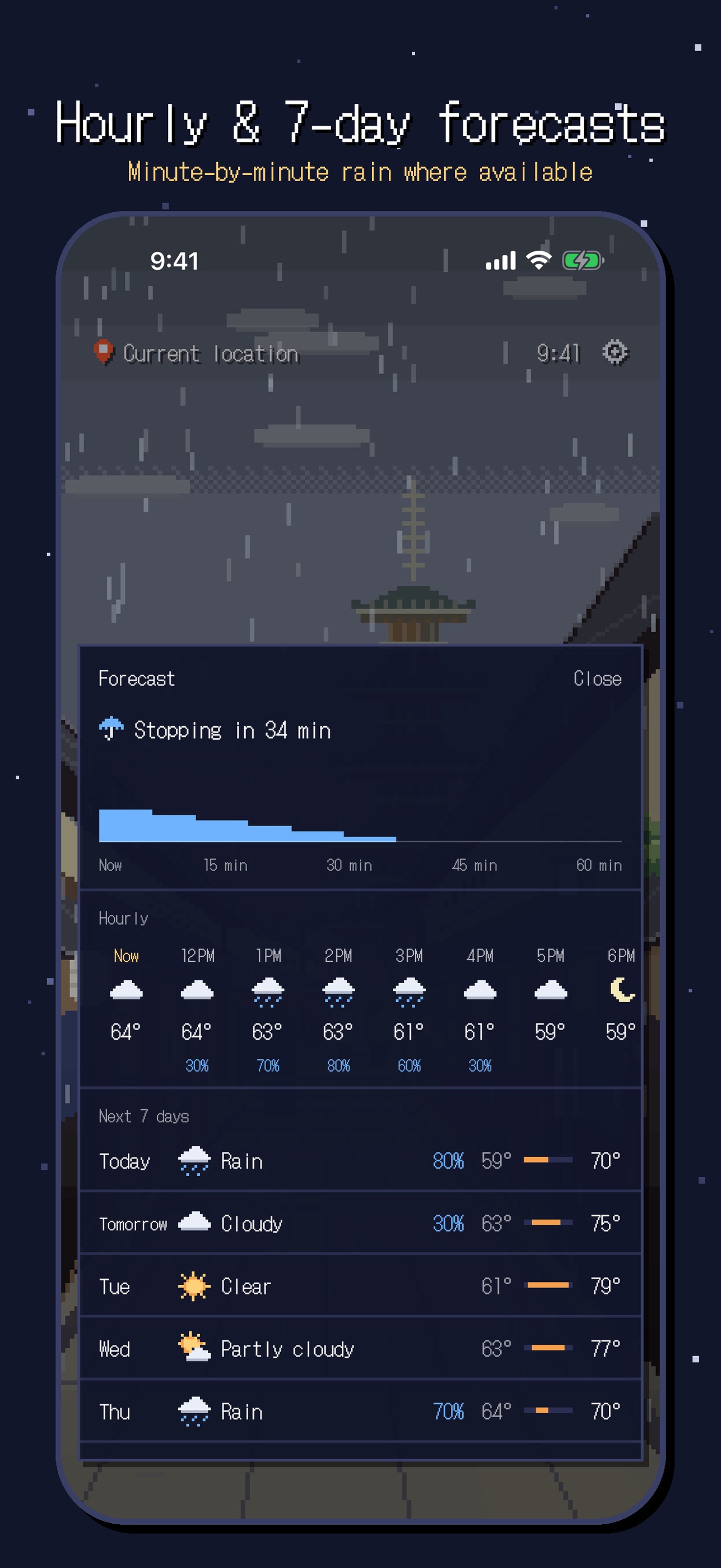 Screenshot 6 of Sky in Pixels: Weather