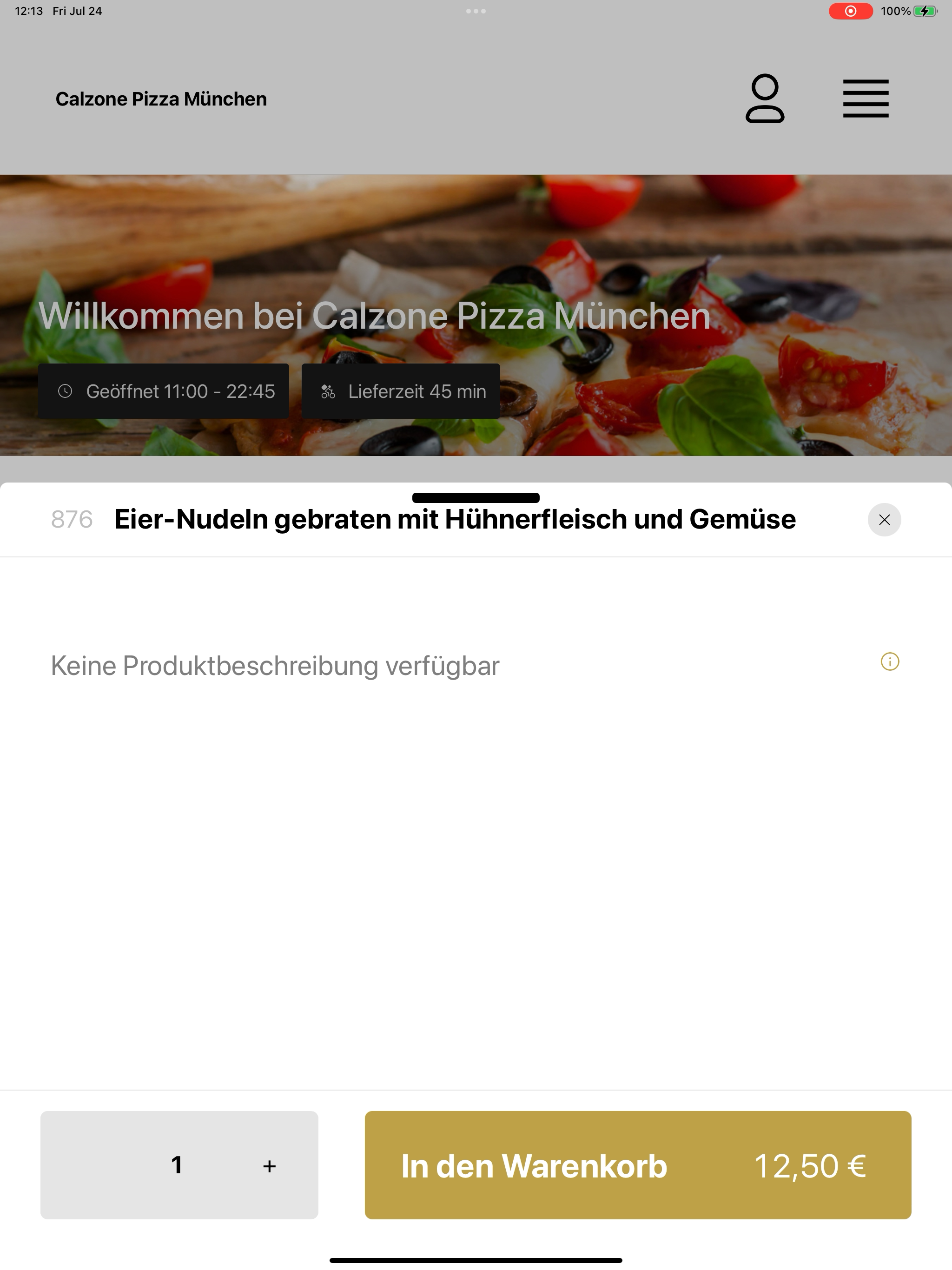Calzone Schwabing screenshot 15