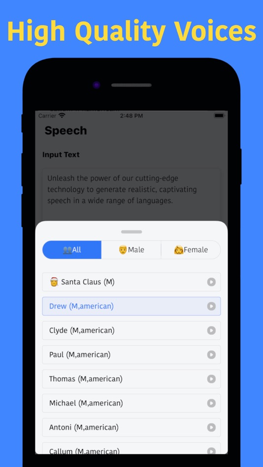 #3. Merfi AI: Text to Speech, TTS (iOS) 由: MASICORP UK LTD.