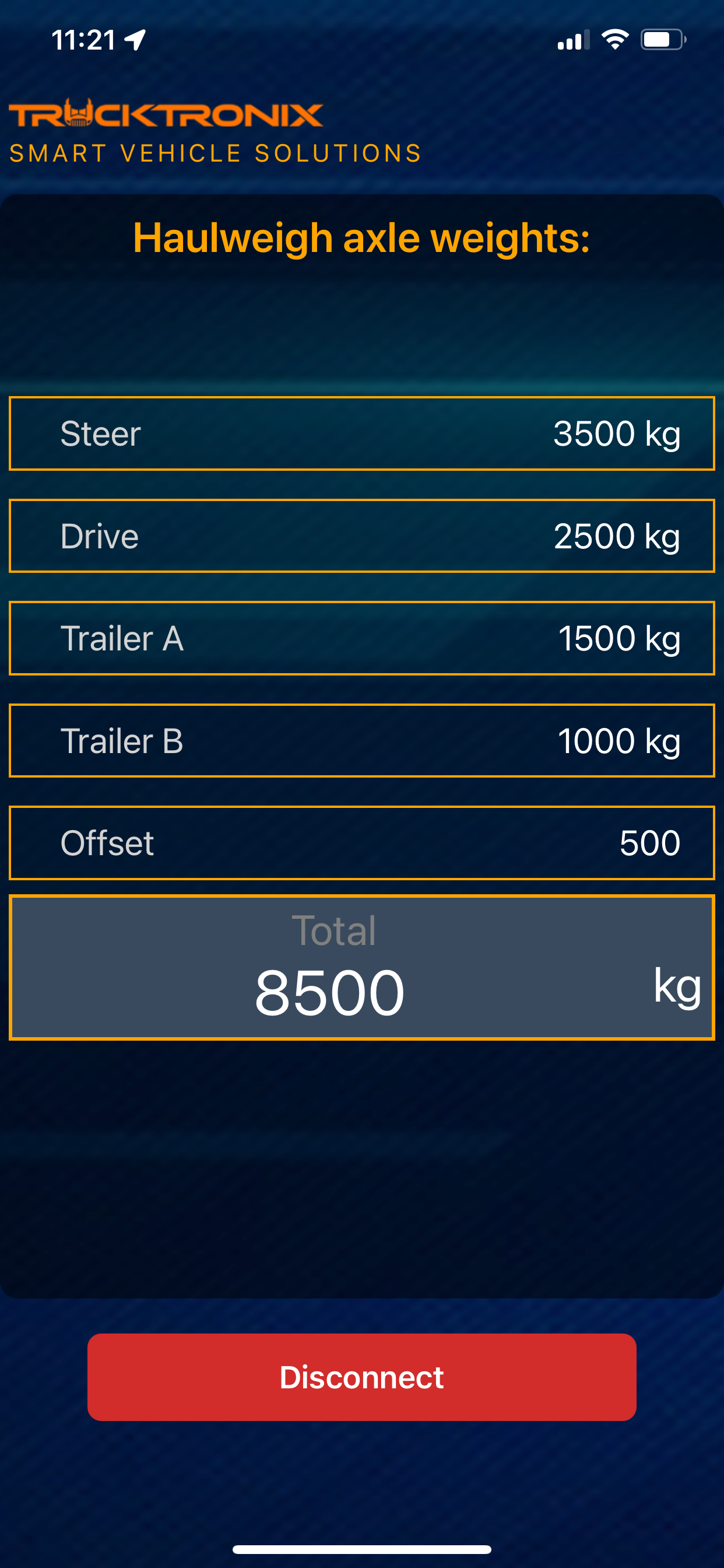 HaulWeigh Live - Bluetooth