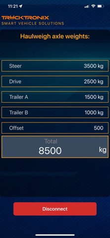 HaulWeigh Live - Bluetooth screenshot