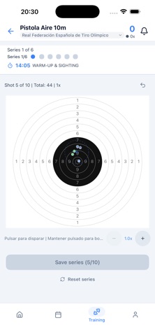 Apunta - Tiro Deportivo iPhone screenshot