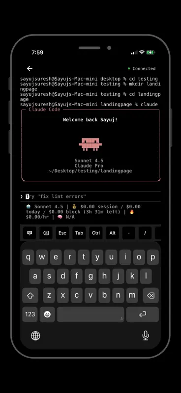 Macky: Remote Mac & Terminal screenshot 2 of 5