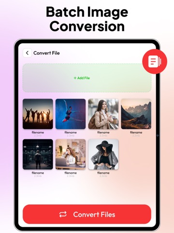 Image Converter : JPG to PDF iPad screenshot
