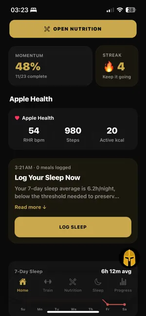 Gladiator: AI Fitness Coach screenshot 1