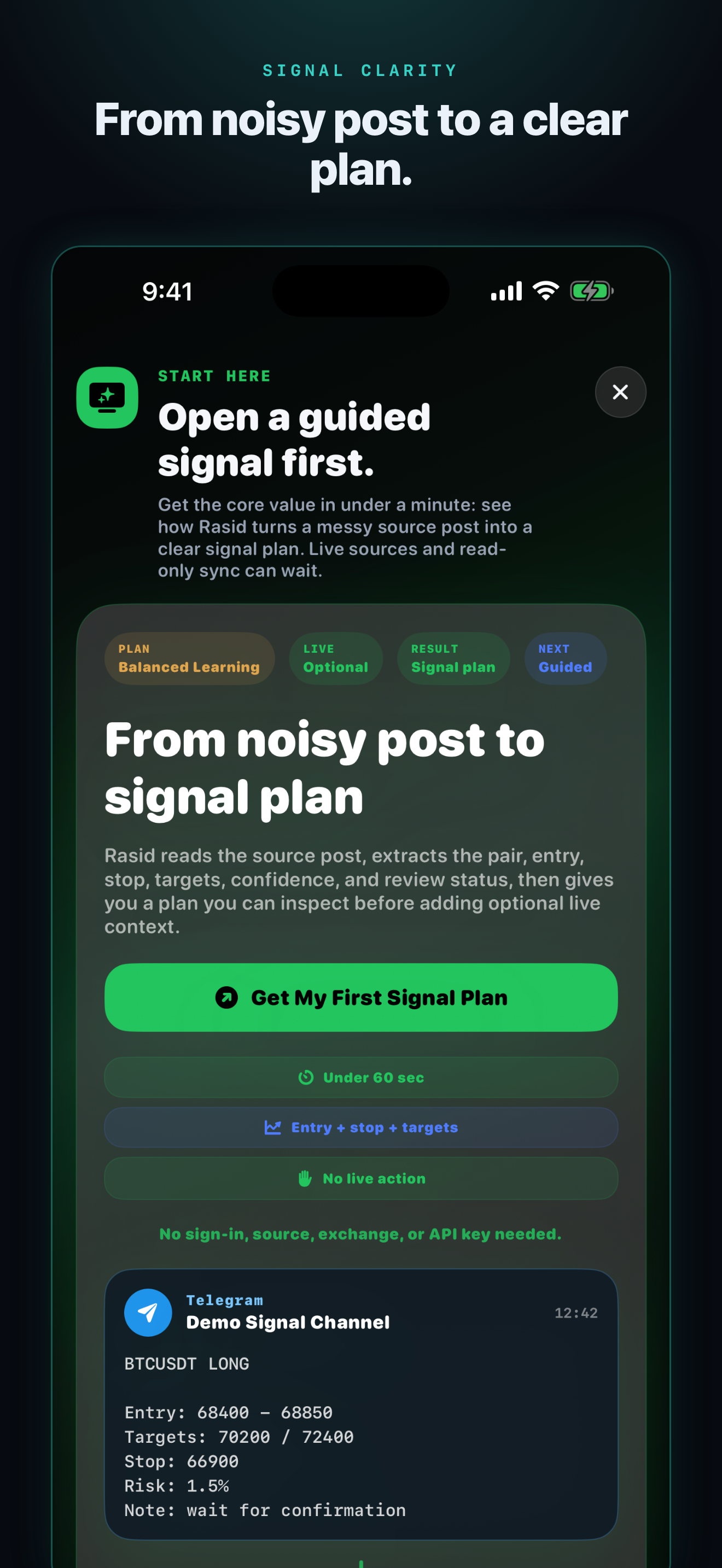 Rasid: Signal Scores & Truth screenshot 5