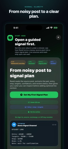 Rasid: Signal Scores & Truth screenshot