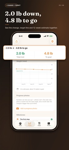 Nibble: Pet Weight Tracker iPhone screenshot