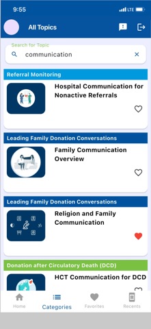 Donor Pedia iPhone screenshot