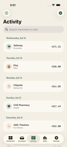 Budgetly - Envelope Budget screenshot