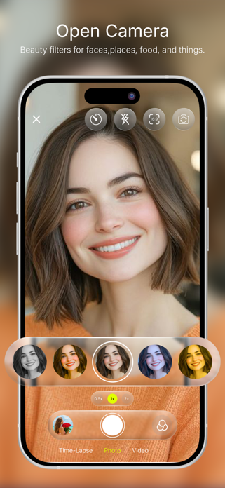 Open camera app Screenshot 1 of 5