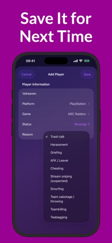 Until Next Match: Avoid list screenshot