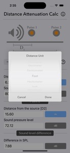 Distance Attenuation Calc screenshot #2 for iPhone