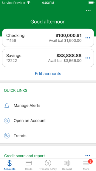 North Shore Bank Personal Screenshot