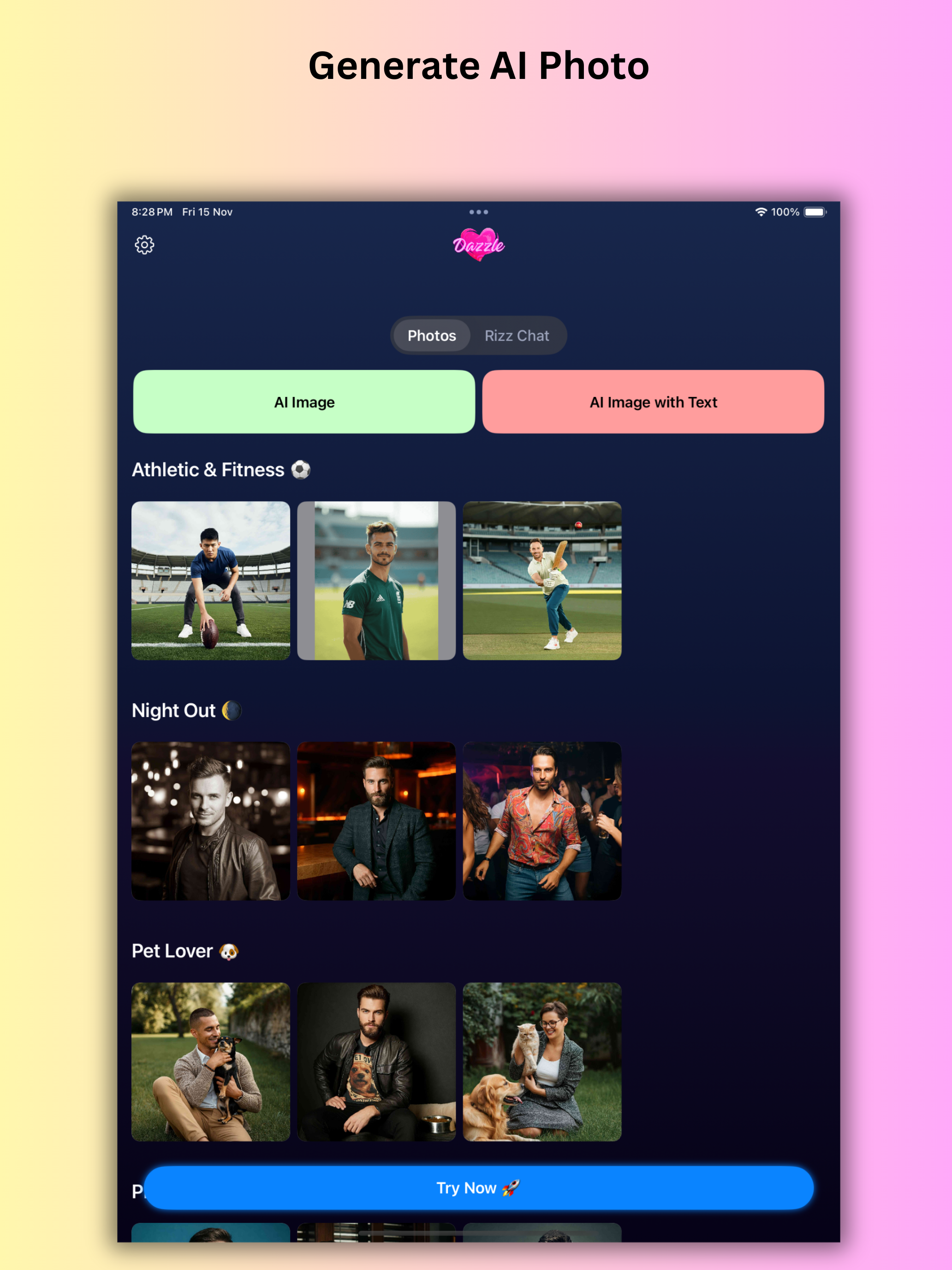 Dazzle - Your AI Photo & Rizz