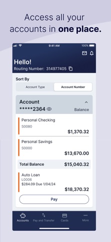 UFCU Mobile Screenshot 2 of 6